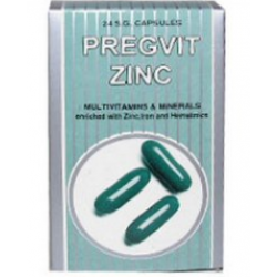 Pregvit Zinc (24 capsule) - sarcina si alaptare